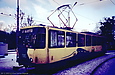 Tatra-T6B5 #1565 5-го маршрута на конечной станции "Парк им. Горького"
