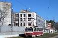 Tatra-T6B5 #4519 8-го маршрута на Салтовском шоссе в районе Салтовского переулка
