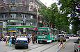 Tatra-T6B5 #4520-4519 5-го маршрута на улице Пушкинской возле улицы Маршала Бажанова