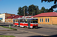 Tatra-T6B5 #4521 27-го маршрута на улице Кирова между проспектом Гагарина и улицей Плехановской