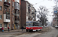 Tatra-T6B5 #4521 27-го маршрута на улице 1-й Конной Армии возле Рыбасовского переулка