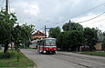 Tatra-T6B5 #4521 27-го маршрута на улице Октябрьской Революции между  улицами Власенко и Светлановской