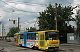 Tatra-T6B5 #4527 16-го маршрута на улице Веринской перед перекрестком с улицей Якира