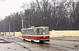 Tatra-T6B5 #4527 27-го маршрута на Московском проспекте в районе универмага "Харьков"