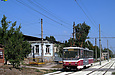 Tatra-T6B5 #4527 27-го маршрута на улице Шевченко возле улицы Астраханской