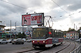 Tatra-T6B5 #4527 8-го маршрута на улице Моисеевской возле станции метро "Киевская"