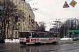 Tatra-T6B5 #4527 27-го маршрута на Московском проспекте на перекрестке с улицей Броненосца "Потемкин"