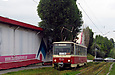 Tatra-T6B5 #4531 маршрута 27-Г на улице Академика Павлова в районе улицы Загородней