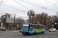 Tatra-T6B5 #4531 8-го маршрута на улице Плехановской пересекает улицу Полевую