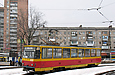 Tatra-T6B5 #4535 5-го маршрута на конечной станции "Проспект Гагарина"