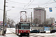 Tatra-T6B5 #4535 16-го маршрута на улице Академика Павлова напротив улицы Пешкова