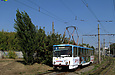 Tatra-T6B5 #4535 8-го маршрута на улице Шевченко в районе Красного въезда
