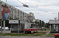 Tatra-T6B5 #4538 маршрута 16-А на улице Академика Павлова возле станции метро "Студенческая"