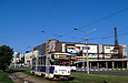Tatra-T6B5 #4539 маршрута 27-Г на улице Академика Павлова в районе остановки "Сабурова дача"