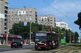 Tatra-T6B5 #4539 5-го маршрута на проспекте Героев Сталинграда в районе улицы Монюшко