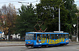 Tatra-T6B5 #4539 5-го маршрута поворачивает с улицы Кошкина на улицу Плехановскую