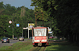 Tatra-T6B5 #4541 5-го маршрута на улице Плехановской недалеко от перекрестка с улицей Кошкина