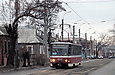 Tatra-T6B5 #4541 27-го маршрута на улице Гольдберговской в районе улицы Украинской