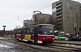 Tatra-T6B5 #4541 8-го маршрута на проспекте Героев Сталинграда возле перекрестка с улицей Фонвизина