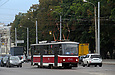 Tatra-T6B5 #4541 8-го маршрута на Московском проспекте перед поворотом на улицу Академика Павлова