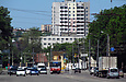 Tatra-T6B5 #4551 8-го маршрута на Московском проспекте на перекрестке с улицей Академика Павлова