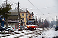 Tatra-T6B5 #4551 8-го маршрута в начале улицы Академика Павлова