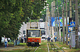 Tatra-T6B5 #4552 5-го маршрута на улице Плехановской при подъезде к остановке "Улица Соича"