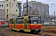 Tatra-T6B5 #4552 8-го маршрута на конечной станции "602 микрорайон"