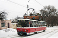 Tatra-T6B5 #4554 8-го маршрута на проспекте Героев Сталинграда напротив Зернового переулка