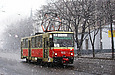 Tatra-T6B5 #4556 5-го маршрута на Московском проспекте в районе перекрестка с улицей Никитина