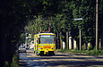 Tatra-T6B5 #4556 27-го маршрута на улице 1-ой Конной Армии