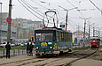 Tatra-T6B5 #4561 27-го маршрута на улице Плехановской возле станции метро "Завод им. Малышева"