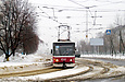 Tatra-T6B5 #4561 8-го маршрута поворачивает с улицы Плехановской на улицу Морозова