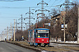 Tatra-T6B5 #4563 5-го маршрута на улице Морозова