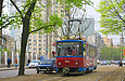 Tatra-T6B5 #4563 5-го маршрута на площади Восстания в районе Конного рынка