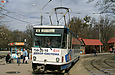 Tatra-T6B5 #4564 5-го маршрута на конечной станции "Парк имени Горького"