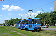 Tatra-T6B5 #4564 8-го маршрута на проспекте Героев Сталинграда между остановками "Троллейбусное депо №2" и "улица Фонвизина"