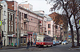 Tatra-T6B5 #4564 8-го маршрута на улице Молочной перед перекрестком с улицей Плехановской