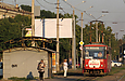 Tatra-T6B5 #4565 27-го маршрута на улице Плехановской подъезжает к остановке "Станция метро "Спортивная"