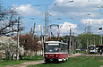 Tatra-T6B5 #4565 27-го маршрута на улице Академика Павлова в районе Салтовского переулка