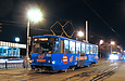 Tatra-T6B5 #4566 5-го маршрута на площади Восстания перед поворотом на Московский проспект