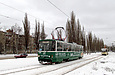 Tatra-T6B5 #4566 27-го маршрута на улице Академика Павлова возле улицы Семиградской
