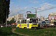 Tatra-T6B5 #4566 27-го маршрута на улице Академика Павлова возле станции метро "Студенческая"