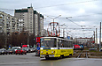 Tatra-T6B5 #4566 16-го маршрута на перекрестке улиц Академика Павлова и Героев Труда