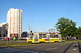 Tatra-T6B5 #4566 8-го маршрута на Московском проспекте возле станции метро "Защитников Украины"