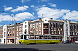 Tatra-T6B5 #4566 27-го маршрута на улице Молочной на перекрестке с улицей Плехановской