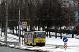 Tatra-T6B5 #4566 16-го маршрута на проспекте Тракторостроителей перед поворотом на улицу Героев труда