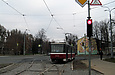 Tatra-T6B5 #4569 27-го маршрута поворачивает с улицы Плехановской на улицу Полевую