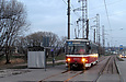 Tatra-T6B5 #4569 маршрута 16-А на улице Веринской в районе Моисеевского моста