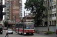 Tatra-T6B5 #4569 27-го маршрута на улице Молочной в районе проспекта Гагарина